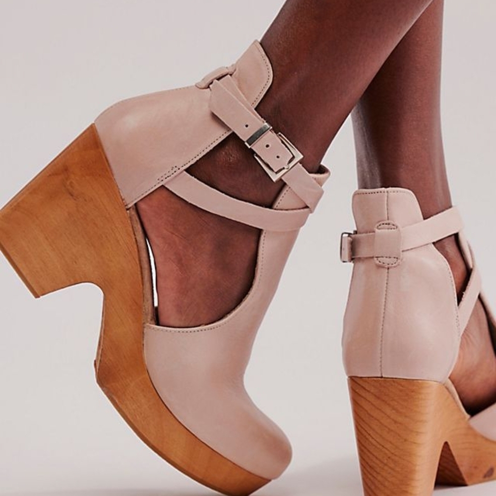 Free People Cedar Clogs